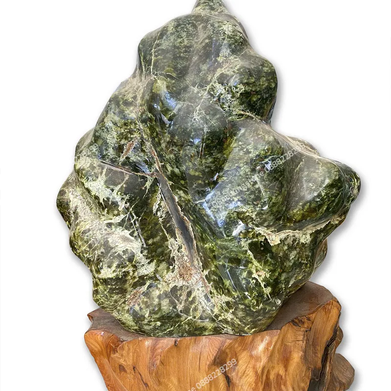 Núi Đá Serpentine Xanh Tự Nhiên 60kg