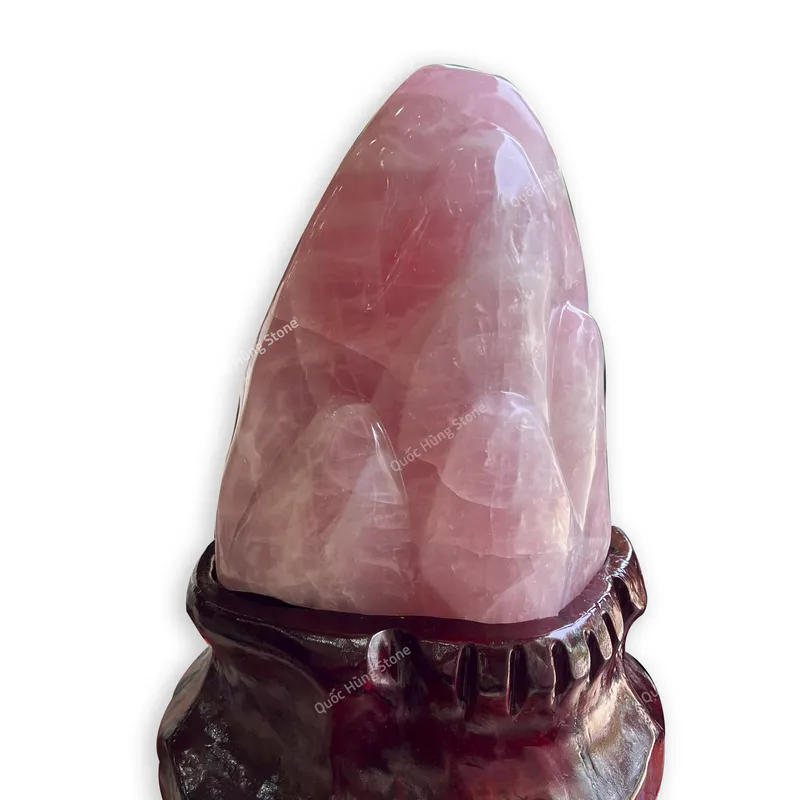 Núi Cảnh Đá Thạch Anh Hồng - 30,9kg