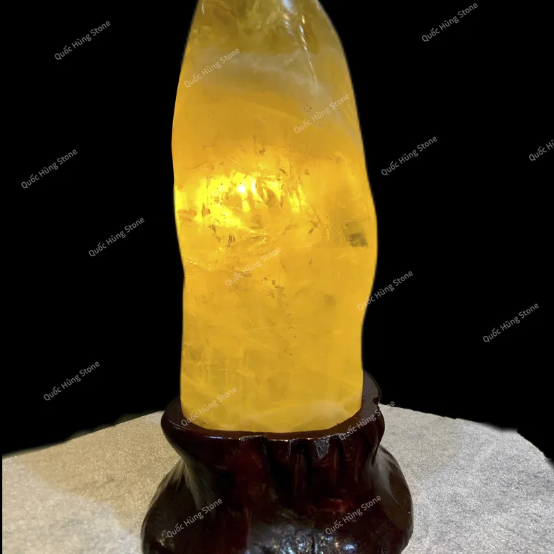 Núi Cảnh Đá Thạch Anh Vàng- 5,9kg