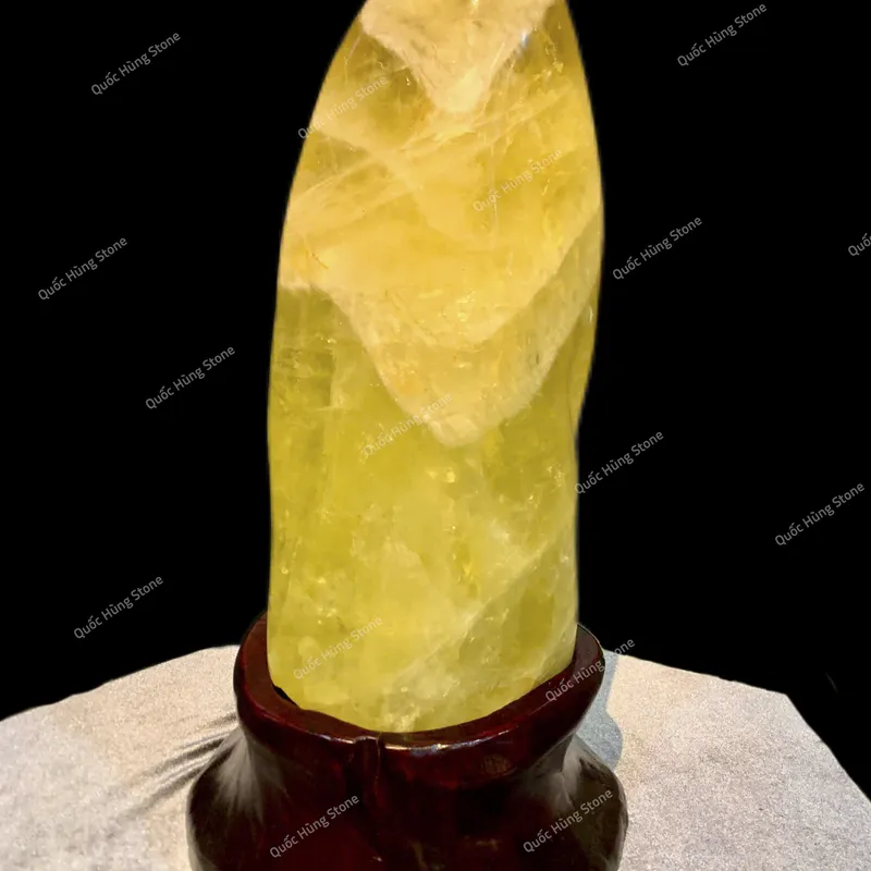 Núi Cảnh Đá Thạch Anh Vàng- 5,9kg