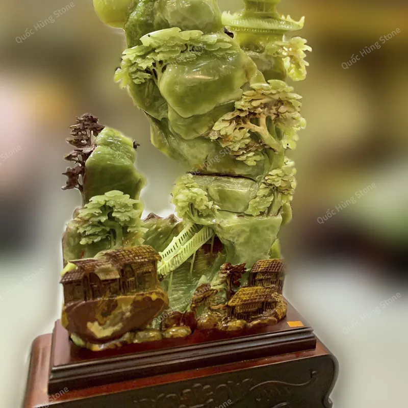 Tác Phẩm Bồng Lai Tiên Cảnh Ngọc Onyx - 51x32cm