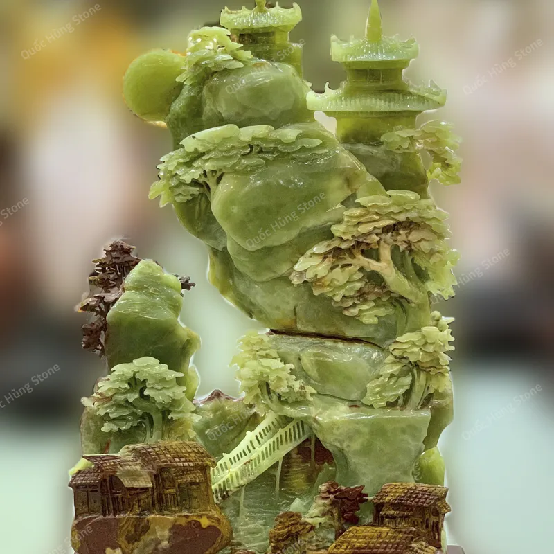 Tác Phẩm Bồng Lai Tiên Cảnh Ngọc Onyx - 51x32cm