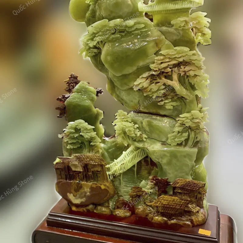 Tác Phẩm Bồng Lai Tiên Cảnh Ngọc Onyx - 51x32cm