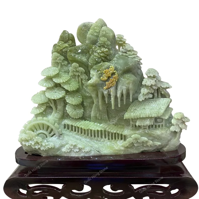 Tác Phẩm Phong Cảnh Hữu Tình Ngọc Tụ Nham - 35x28cm