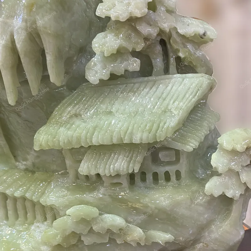 Tác Phẩm Phong Cảnh Hữu Tình Ngọc Tụ Nham - 35x28cm