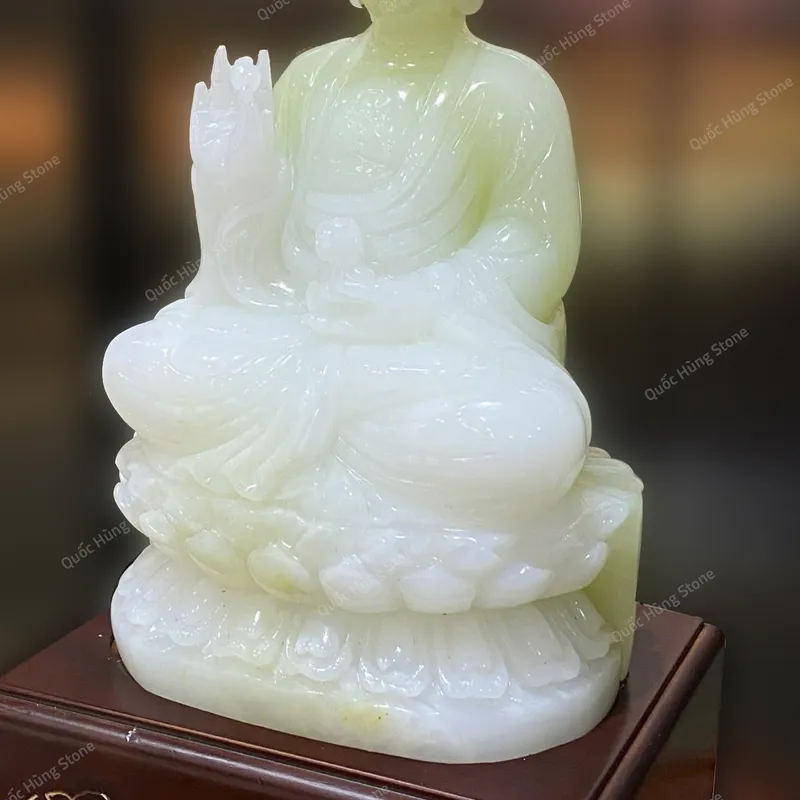 Tác Phẩm Phật Tổ ADi Đà Ngọc Onyx 26x16cm