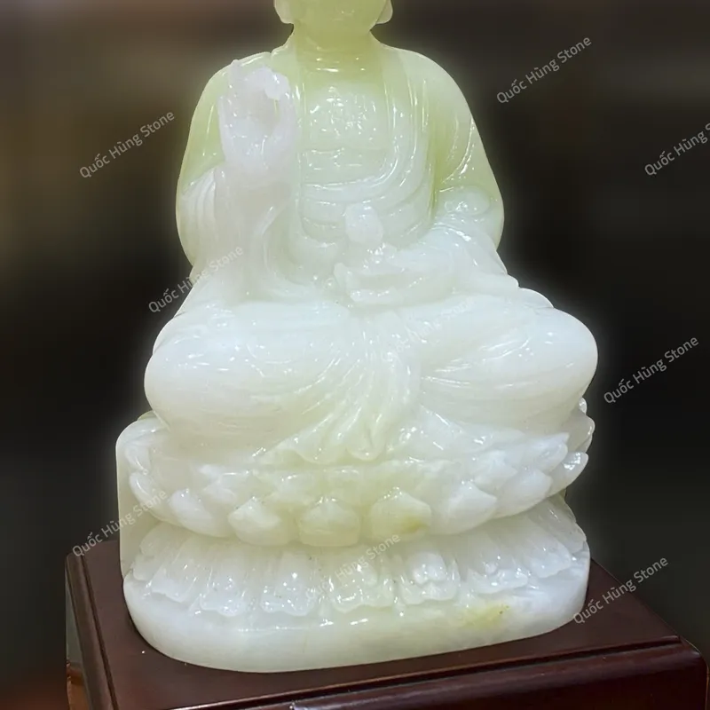 Tác Phẩm Phật Tổ ADi Đà Ngọc Onyx 26x16cm