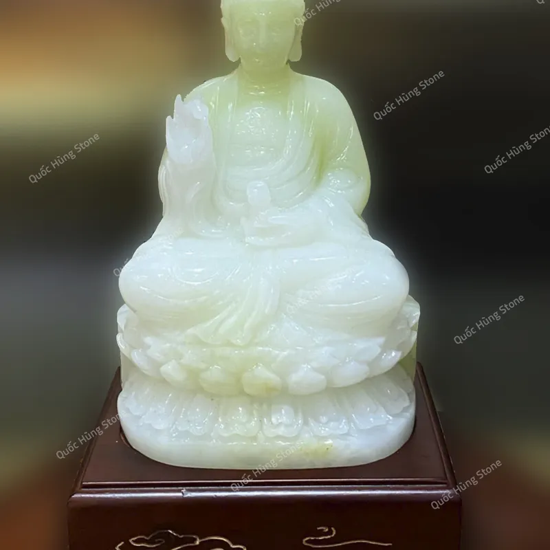 Tác Phẩm Phật Tổ ADi Đà Ngọc Onyx 26x16cm