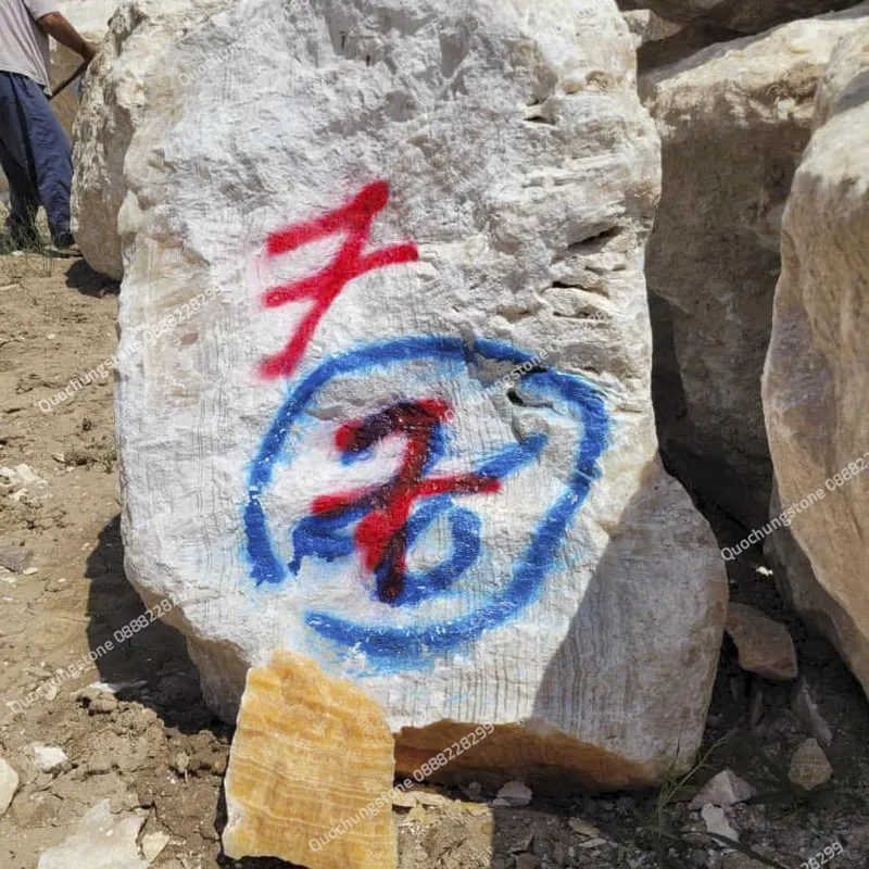 Phôi Đá Ngọc Hoàng Long Thô Tự Nhiên 100% – Giá Xưởng, Xuất VAT Hợp Lệ