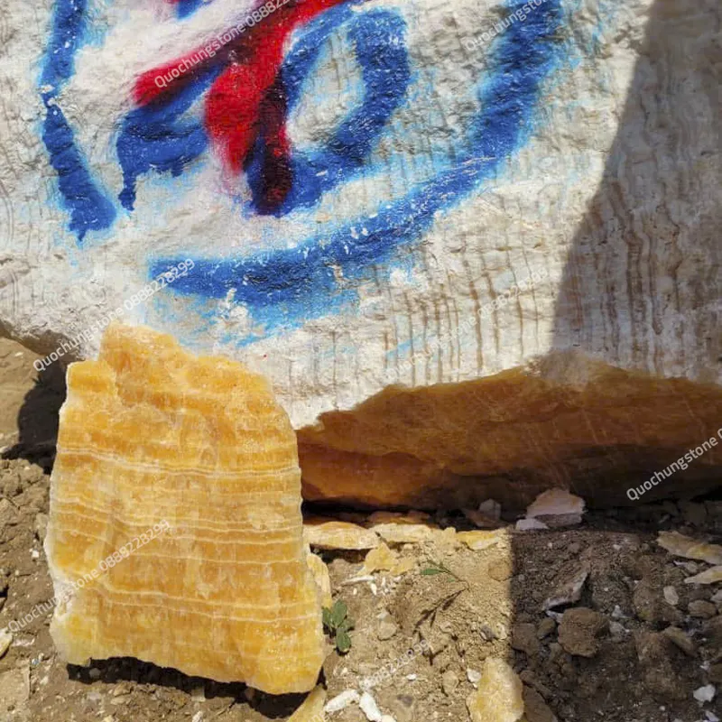 Phôi Đá Ngọc Hoàng Long Thô Tự Nhiên 100% – Giá Xưởng, Xuất VAT Hợp Lệ