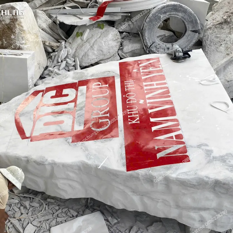 Công Trình Biển Hiệu Đá Tập Đoàn DIC