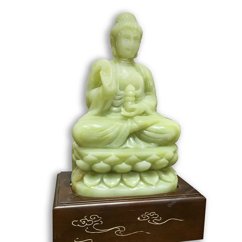 Tác Phẩm Tượng Phật Dược Sư Ngọc Onyx Xanh