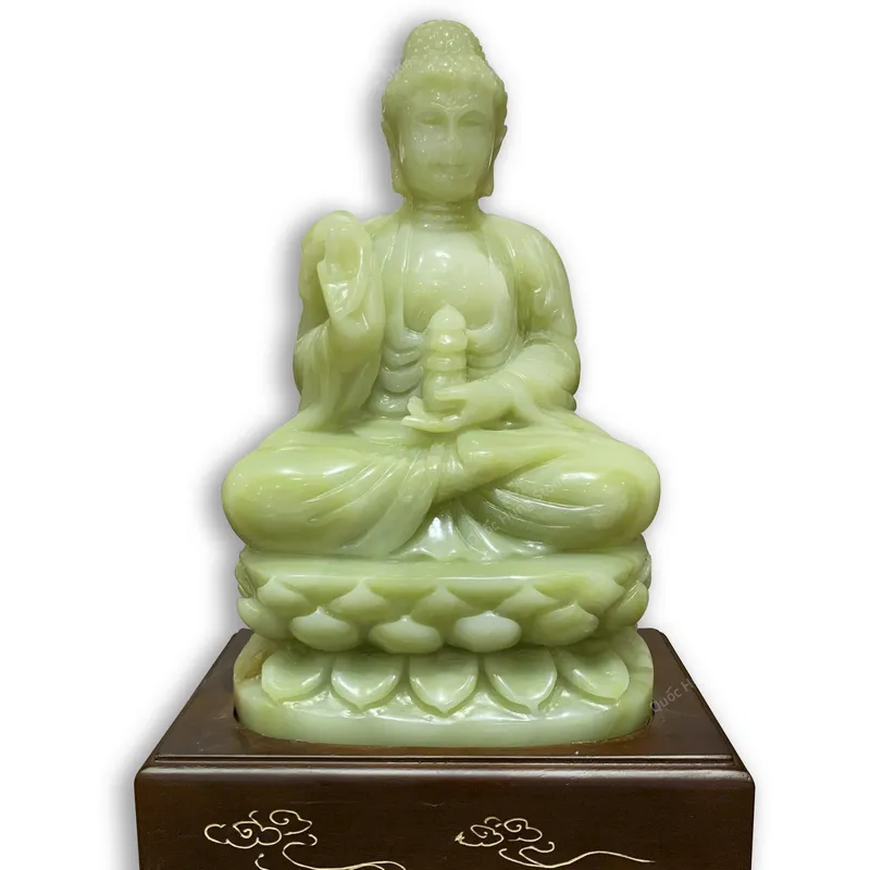 Tác Phẩm Tượng Phật Dược Sư Ngọc Onyx Xanh
