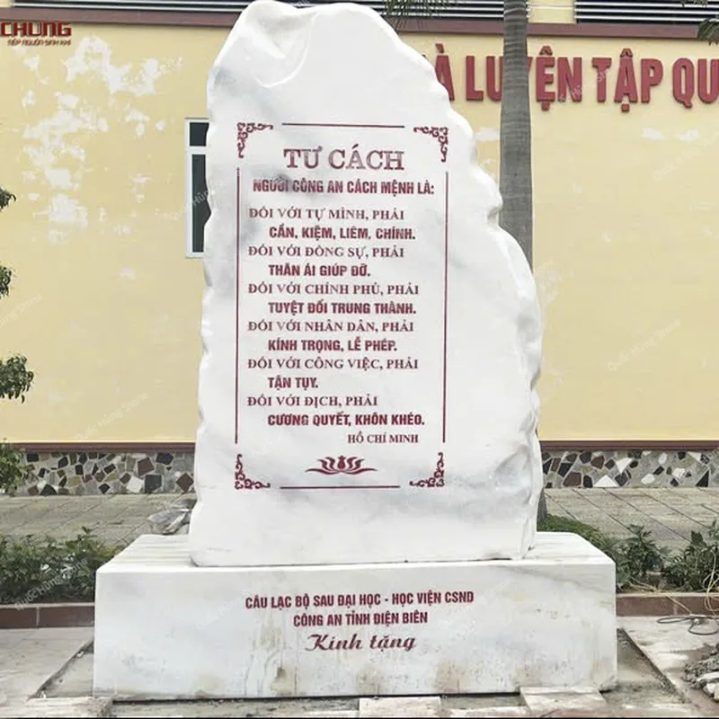 Biển Hiệu Trường Học Bằng Đá Tự Nhiên