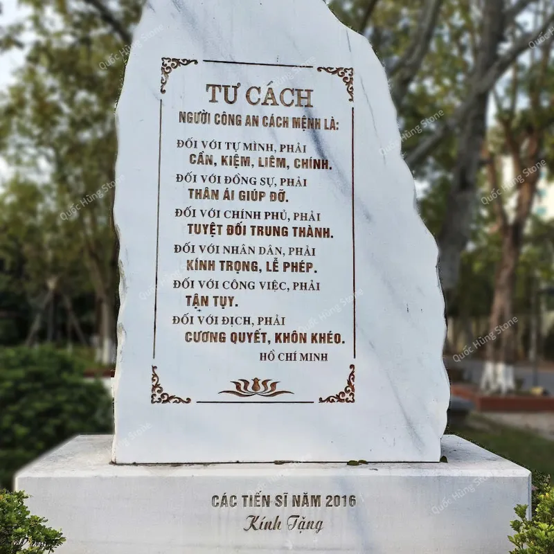 Biển Hiệu Trường Học Bằng Đá Tự Nhiên