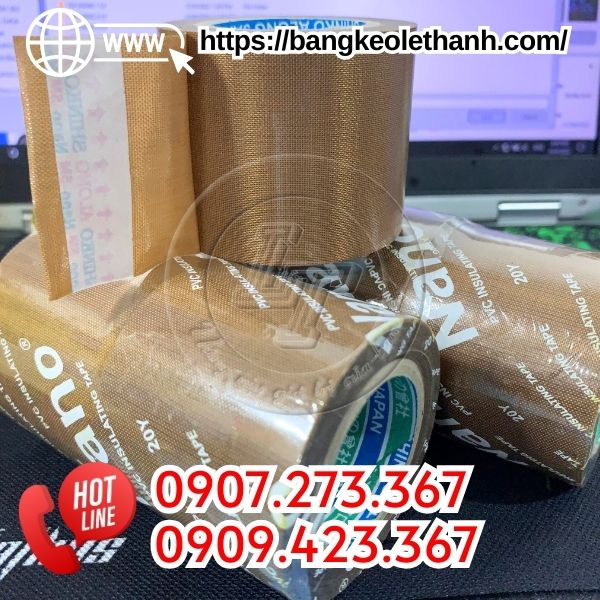 Băng keo vải chịu nhiệt teflon