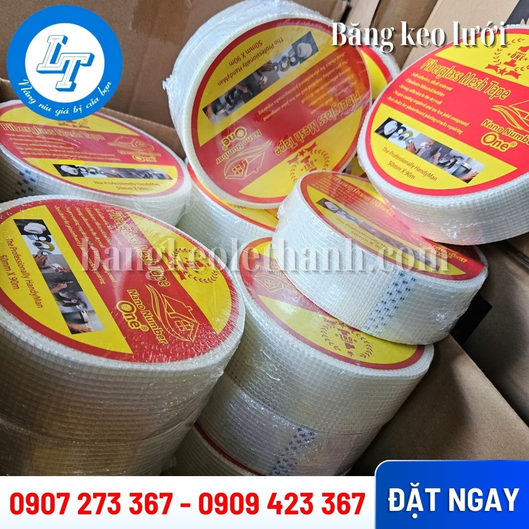 Bán giá sỉ băng keo lưới loại tốt cho trần thạch cao