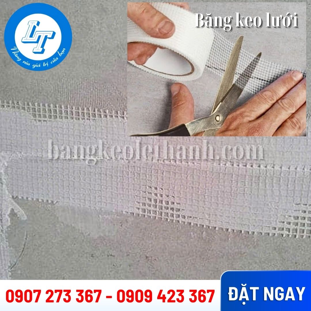 Băng keo lưới dán trần thạch cao