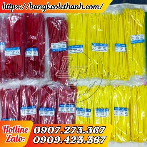 Dây thít nhựa dủ màu 300mm