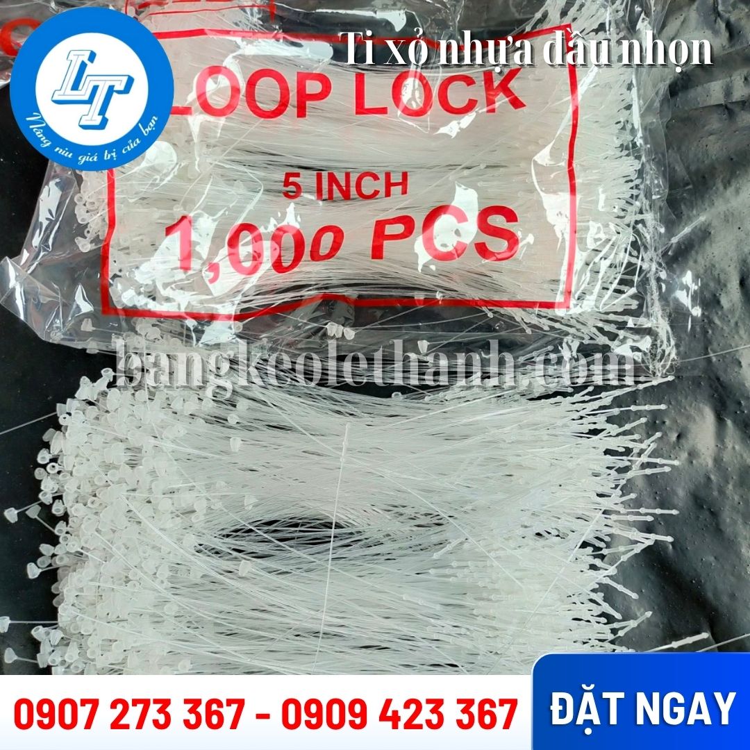 Ti xỏ nhựa đầu nhọn 5 inch