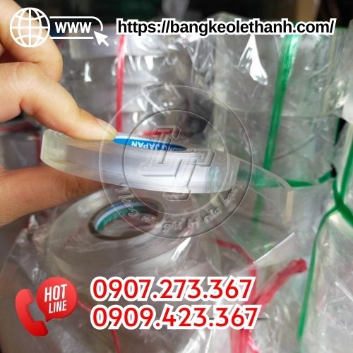 Băng dính trong suốt 2 mặt đa năng 1f