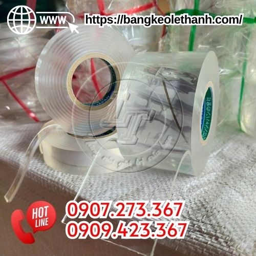 Băng dính trong suốt 2 mặt đa năng