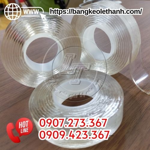 Băng dính trong suốt 2 mặt đa năng