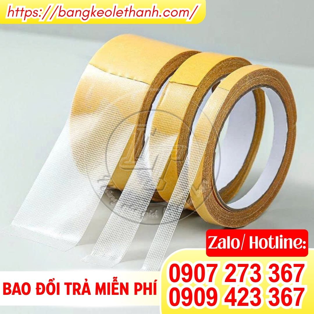 Băng keo 2 mặt lưới siêu dính giá sỉ