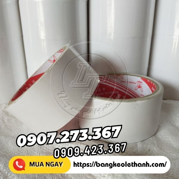 Băng keo 2 mặt trắng dầu 4f8