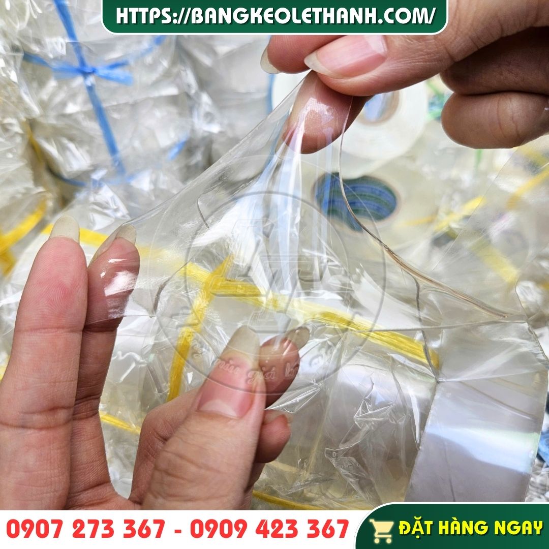 Băng keo 2 mặt trong suốt siêu dính
