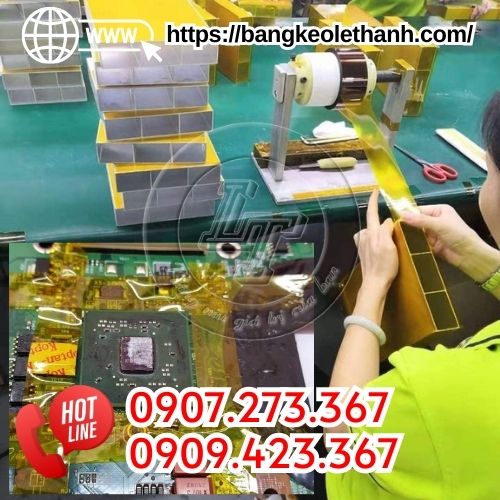 Băng keo chống tĩnh điện chịu nhiệt dán vi mạch điện tử