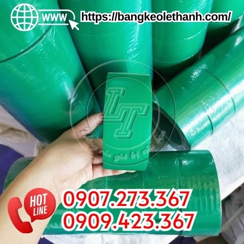 Băng keo dán nền màu xanh lá