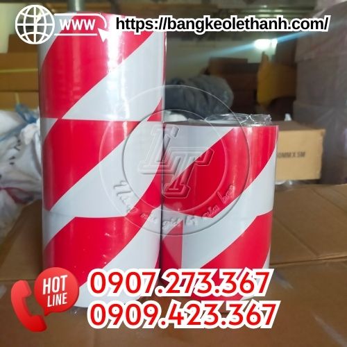 Băng keo dán nền sọc đỏ