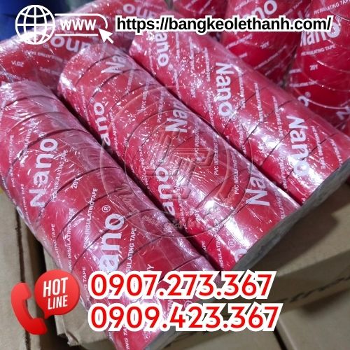 Băng keo điện nano màu đỏ
