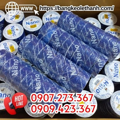 Băng keo điện nano màu xanh dương