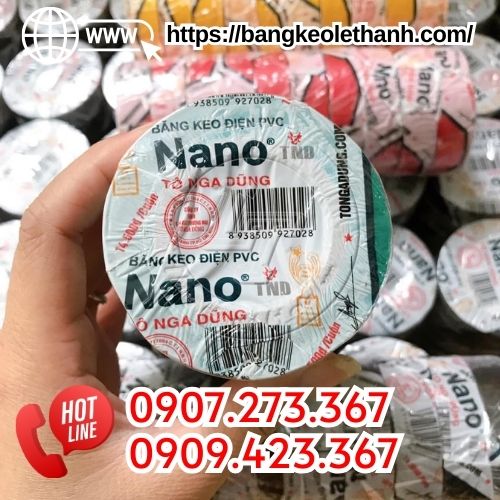 Băng keo điện nano Tô Nga Dũng màu xanh lá