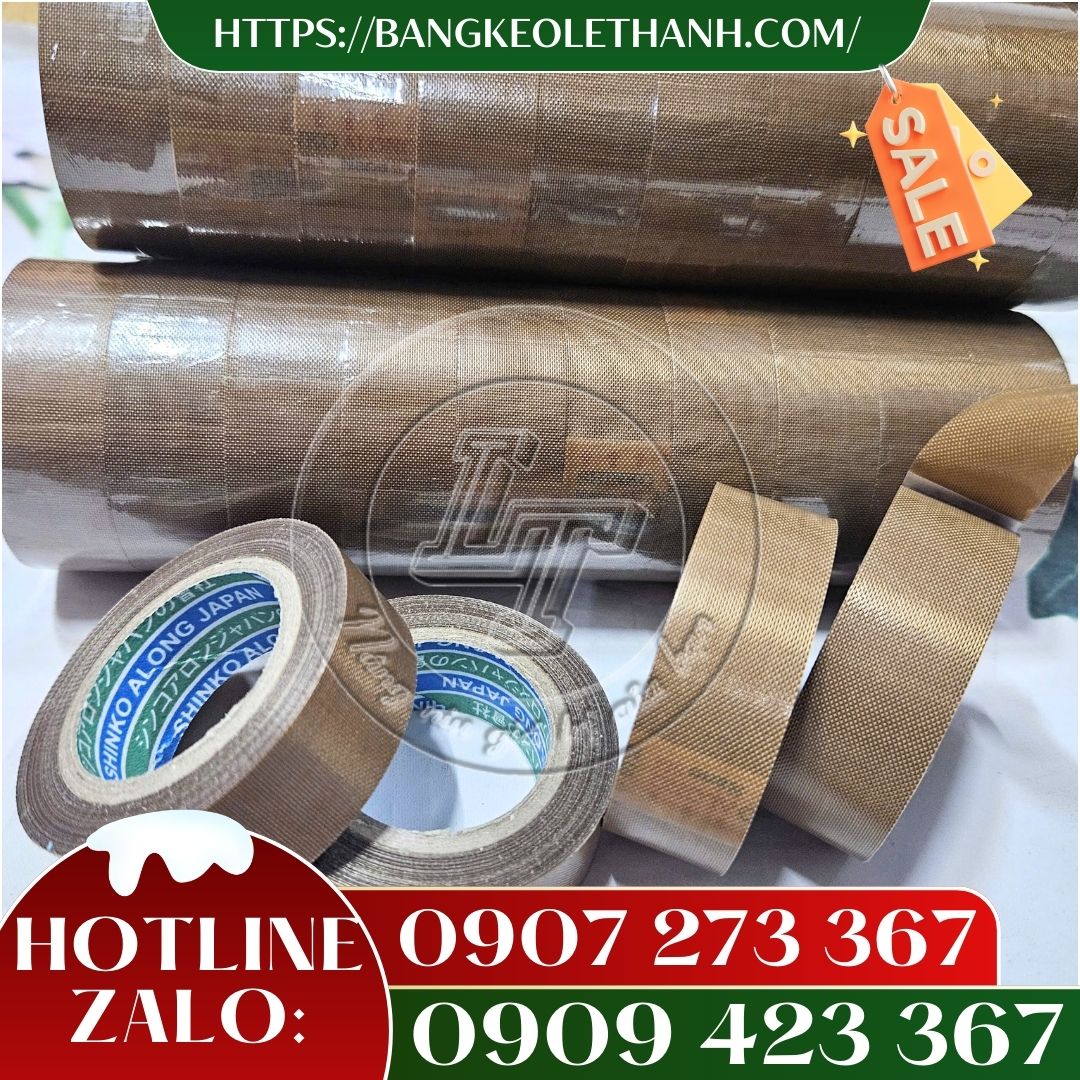 Băng keo dùng cho máy ép nhiệt, máy hàn miệng bao