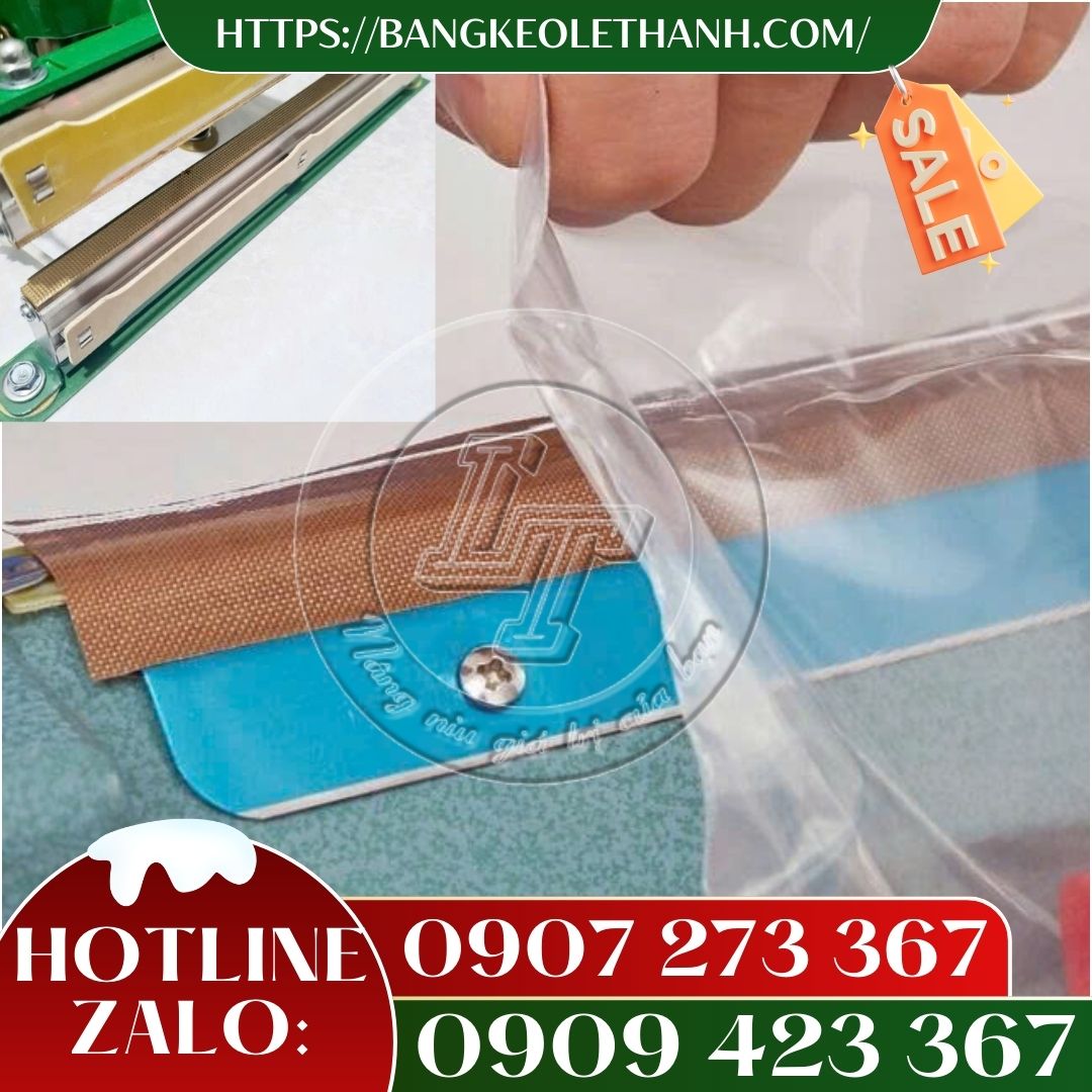 Băng keo dùng cho máy ép nhiệt, máy hàn miệng bao