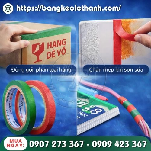 Băng keo giấy màu