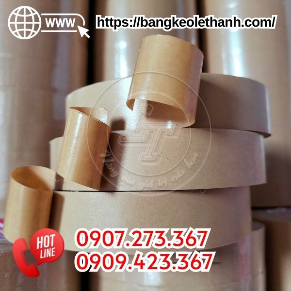 Băng keo giấy nâu bóng