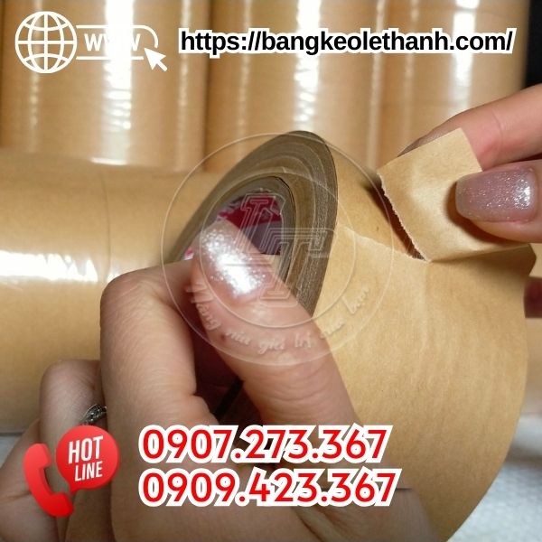 Băng keo giấy nâu xé được