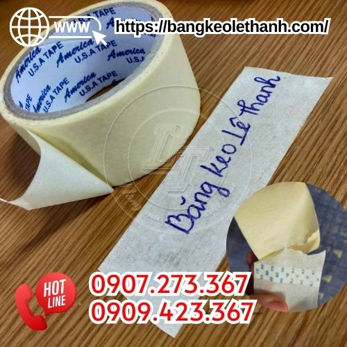 Băng keo giấy nhăn viết được