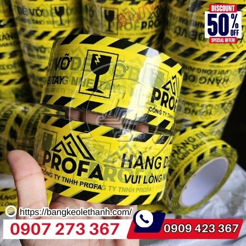 Băng keo hàng dễ vỡ xin nhẹ tay