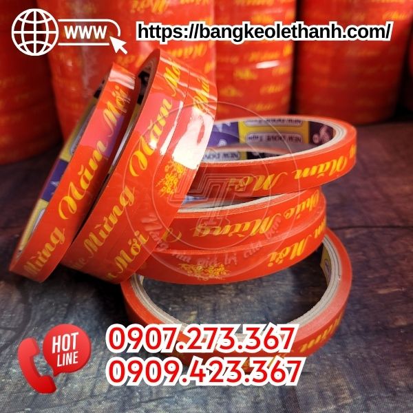 Băng keo in chữ chúc mừng năm mới 1f2 Băng keo in chữ chúc mừng năm mới 1f2