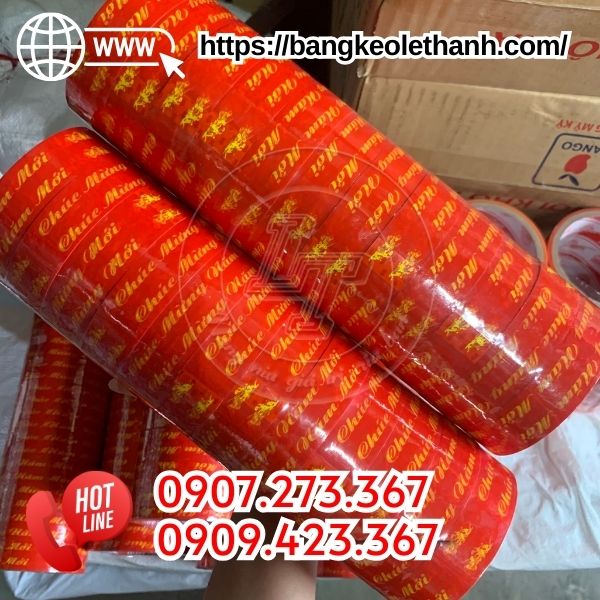 Băng keo in chữ chúc mừng năm mới 2f4 Băng keo in chữ chúc mừng năm mới 2f4