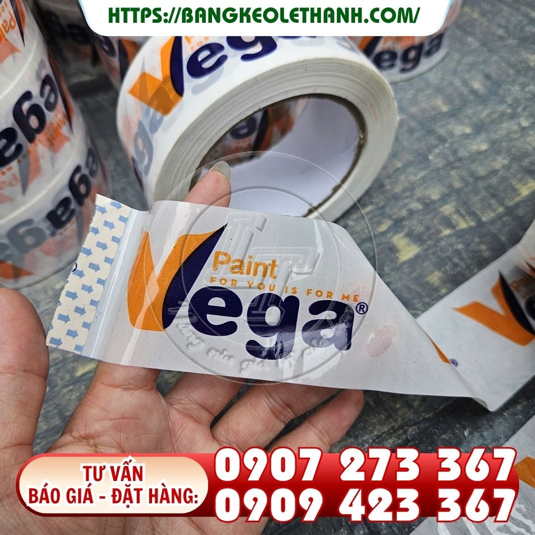 Băng keo in logo, in chữ