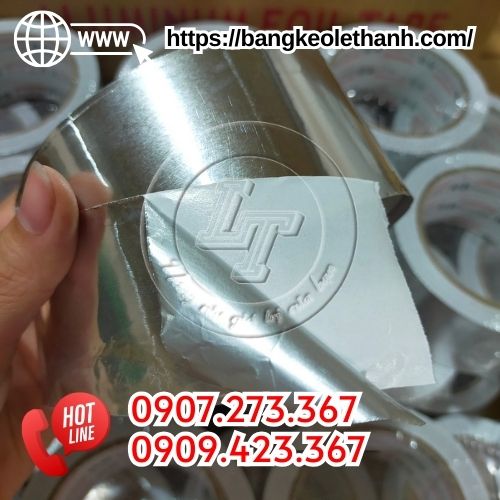 Băng keo nhôm bạc chịu nhiệt
