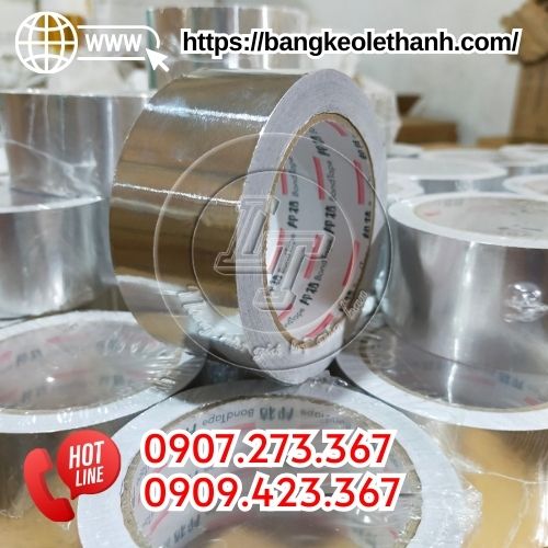 Băng keo nhôm bạc chịu nhiệt