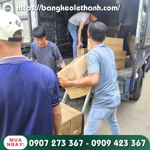 Lên hàng băng keo phản quang vàng đen cho khách sỉ