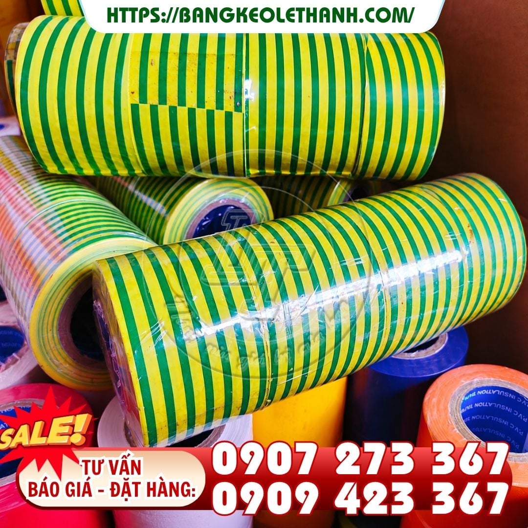 Băng keo pvc dán nhôm lõi giấy
